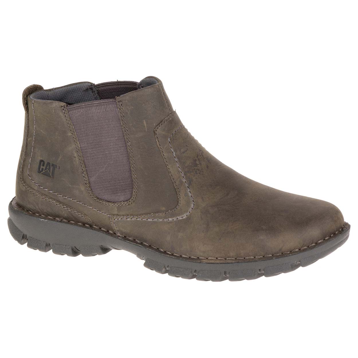 Caterpillar Hoffman - Mens Chelsea Boots - Dark Grey - NZ (710RCHYXN)